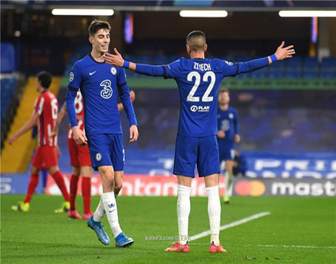 بالصور.. زياش يقود تشيلسي للإطاحة بأتلتيكو من دوري الأبطال بالصور.. زياش يقود تشيلسي للإطاحة بأتلتيكو من دوري الأبطال