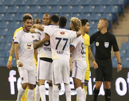 بالصور: النصر السعودي يواصل عروضه المخيبة بالسقوط أمام الحزم بالصور: النصر السعودي يواصل عروضه المخيبة بالسقوط أمام الحزم