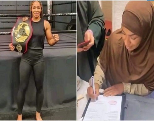 بطلة الملاكمة الهولندية السابقة "روبي ميسو" تعتنق الإسلام بطلة الملاكمة الهولندية السابقة "روبي ميسو" تعتنق الإسلام