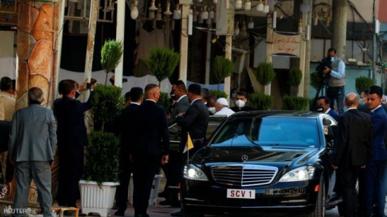 البابا فرنسيس يلتقي المرجع علي السيستاني في النجف البابا فرنسيس يلتقي المرجع علي السيستاني في النجف
