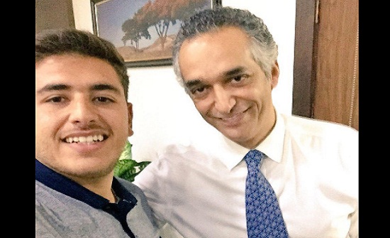 بالصورة : " قتيبة " يلتقي القيسي بالصورة : " قتيبة " يلتقي القيسي