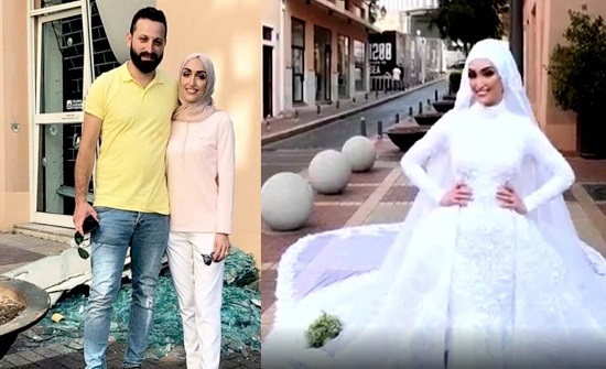 "عروس بيروت" تروي لحظات الرعب وقت وقوع الانفجار (فيديو) "عروس بيروت" تروي لحظات الرعب وقت وقوع الانفجار (فيديو)