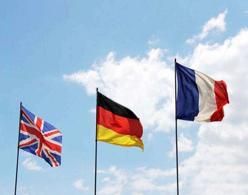 بيان فرنسي ألماني بريطاني: نشعر بقلق عميق من انتهاكات إيران المستمرة للاتفاق النووي بيان فرنسي ألماني بريطاني: نشعر بقلق عميق من انتهاكات إيران المستمرة للاتفاق النووي