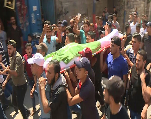شاهد : تشييع فتى فلسطيني قتل برصاص إسرائيلي على حدود قطاع غزة شاهد : تشييع فتى فلسطيني قتل برصاص إسرائيلي على حدود قطاع غزة