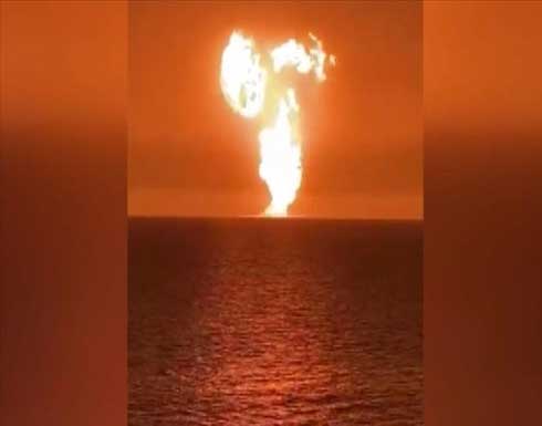 انفجار ضخم ببحر قزوين قبالة سواحل باكو .. بالفيديو انفجار ضخم ببحر قزوين قبالة سواحل باكو .. بالفيديو