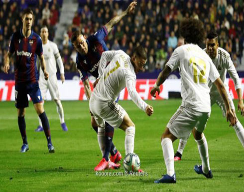بالصور: ريال مدريد يهدي الصدارة لبرشلونة بالخسارة أمام ليفانتي بالصور: ريال مدريد يهدي الصدارة لبرشلونة بالخسارة أمام ليفانتي