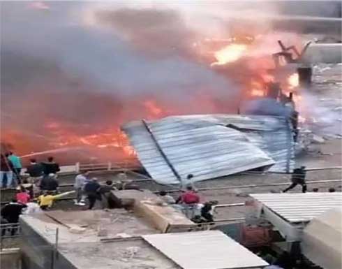 اندلاع حريق في محيط محطة قطارات الزقازيق بمصر .. بالفيديو اندلاع حريق في محيط محطة قطارات الزقازيق بمصر .. بالفيديو