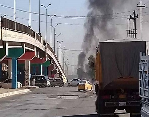 انفجار سيارة مفخخة في الفلوجة انفجار سيارة مفخخة في الفلوجة
