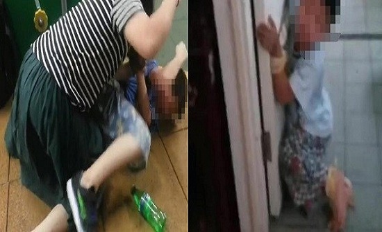 بالصور.. أم تعذب أطفالها بتقييدهم وصفعهم بالصور.. أم تعذب أطفالها بتقييدهم وصفعهم