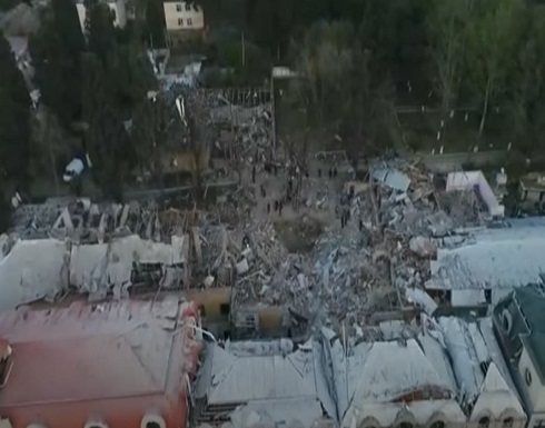 شاهد : طائرة درون تسجل آثار القصف على مدينة كنجة الأذربيجانية شاهد : طائرة درون تسجل آثار القصف على مدينة كنجة الأذربيجانية
