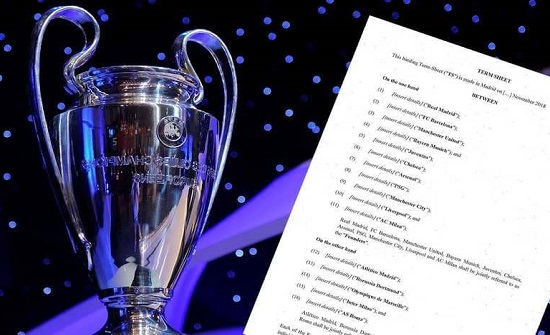 "اتفاق سري" بين أندية كبرى للانسحاب من دوري أبطال أوروبا "اتفاق سري" بين أندية كبرى للانسحاب من دوري أبطال أوروبا