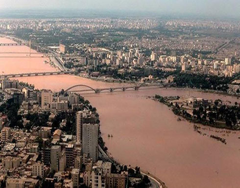 بالفيديو : فيضانات إيران مستمرة وإخلاء عشرات القرى في الأهواز بالفيديو : فيضانات إيران مستمرة وإخلاء عشرات القرى في الأهواز