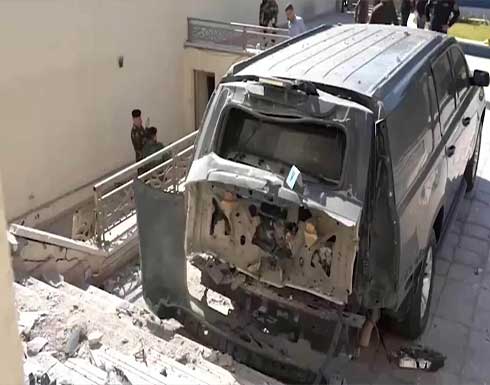 شاهد : لقطات جديدة للأضرار في منزل الكاظمي بعد محاولة اغتياله شاهد : لقطات جديدة للأضرار في منزل الكاظمي بعد محاولة اغتياله