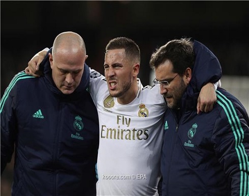 ريال مدريد يصدر بيانا بشأن إصابة هازارد ريال مدريد يصدر بيانا بشأن إصابة هازارد