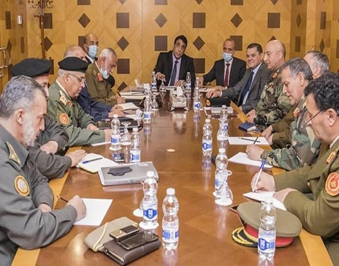 المنفي ودبيبة يبحثان توحيد الجيش ودعم اللجنة العسكرية "5+5" المنفي ودبيبة يبحثان توحيد الجيش ودعم اللجنة العسكرية "5+5"