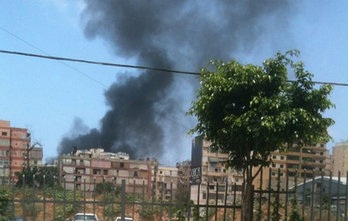 انفجار يهز معقل حزب الله اللبناني ( فيديو )