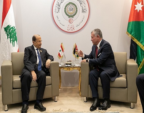 الرئيس اللبناني يبعث رسالة خطية إلى الملك الرئيس اللبناني يبعث رسالة خطية إلى الملك