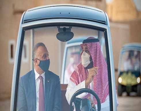 الأمير محمد بن سلمان يصطحب الكاظمي في جولة بالدرعية الأمير محمد بن سلمان يصطحب الكاظمي في جولة بالدرعية