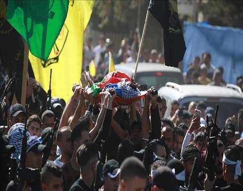 تشييع جثمان فلسطيني استشهد على يد الجيش الإسرائيلي بالضفة تشييع جثمان فلسطيني استشهد على يد الجيش الإسرائيلي بالضفة