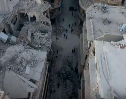 بالفيديو: شاهدوا حلب المهدمة من الجو،، بالفيديو: شاهدوا حلب المهدمة من الجو،،
