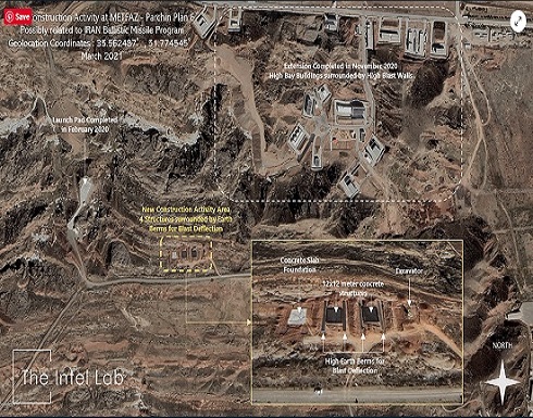 صورة لموقع بارشين النووي في إيران.. 4 مبانٍ جديدة