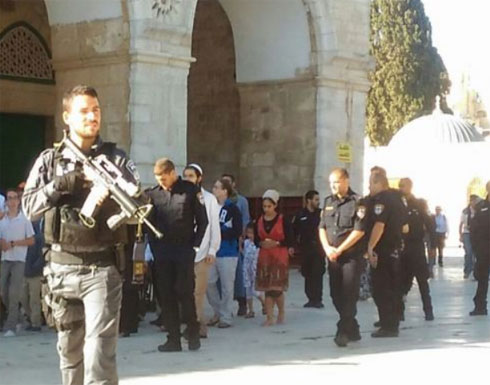 لليوم الرابع.. مئات المستوطنين يقتحمون المسجد الأقصى لليوم الرابع.. مئات المستوطنين يقتحمون المسجد الأقصى