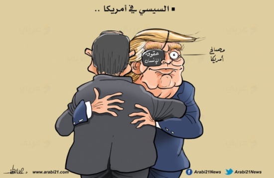 ترامب يستقبل السيسي ترامب يستقبل السيسي