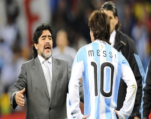ميسي: مارادونا خالد ولا يموت ميسي: مارادونا خالد ولا يموت