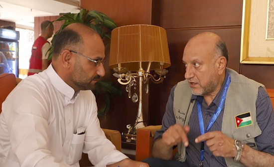 جميع الحجاج الأردنيين بحالة جيدة باستثناء حالتين جميع الحجاج الأردنيين بحالة جيدة باستثناء حالتين