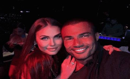 الحسناء تعلّق حول وجود علاقة تجمعها بعمرو دياب الحسناء تعلّق حول وجود علاقة تجمعها بعمرو دياب