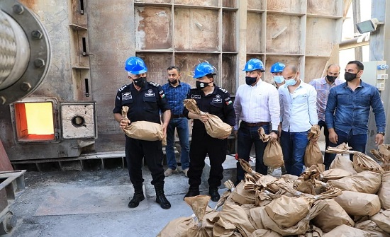 الاردن : إتلاف كميات كبيرة من مواد مخدرة ضُبطت في 47 قضية الاردن : إتلاف كميات كبيرة من مواد مخدرة ضُبطت في 47 قضية