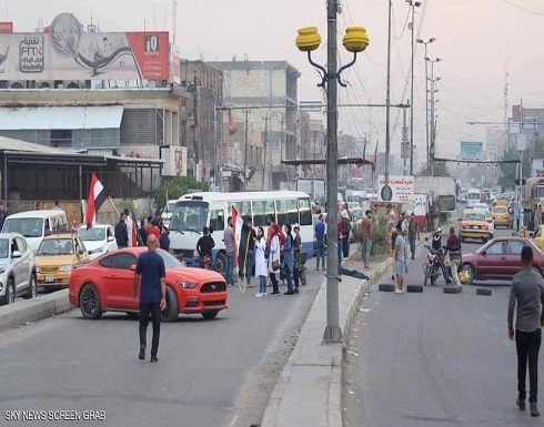 إضراب عام في شرق بغداد.. وقطع طرق رئيسية بالمدينة إضراب عام في شرق بغداد.. وقطع طرق رئيسية بالمدينة
